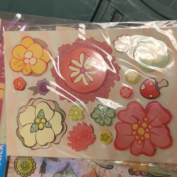 Assorted scrapbooking stickers and paper NWT 10 packs total! - Picture 2 of 9